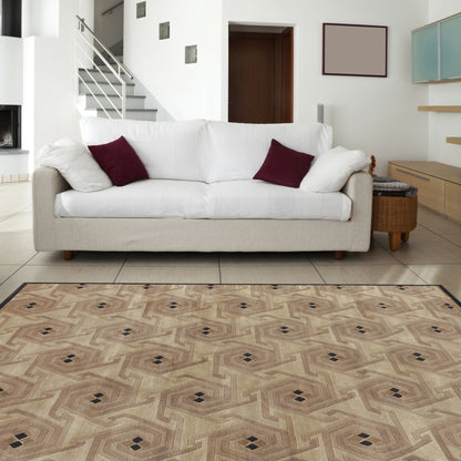 Alfombra de lana hecha a mano Mugal IN-978 de 8' x 11'