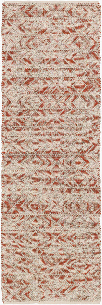 Alfombra de corredor hecha a mano Ingrid ING-2001 de 8 pies