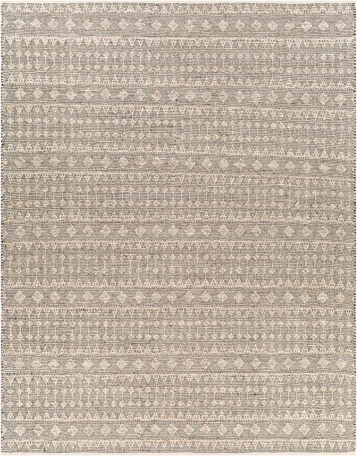 Light Beige Hand Woven 65% Viscose, 35% Wool Modern Rectangle Handmade rug, Indoor use only, no fringe, non-washable. runner also available