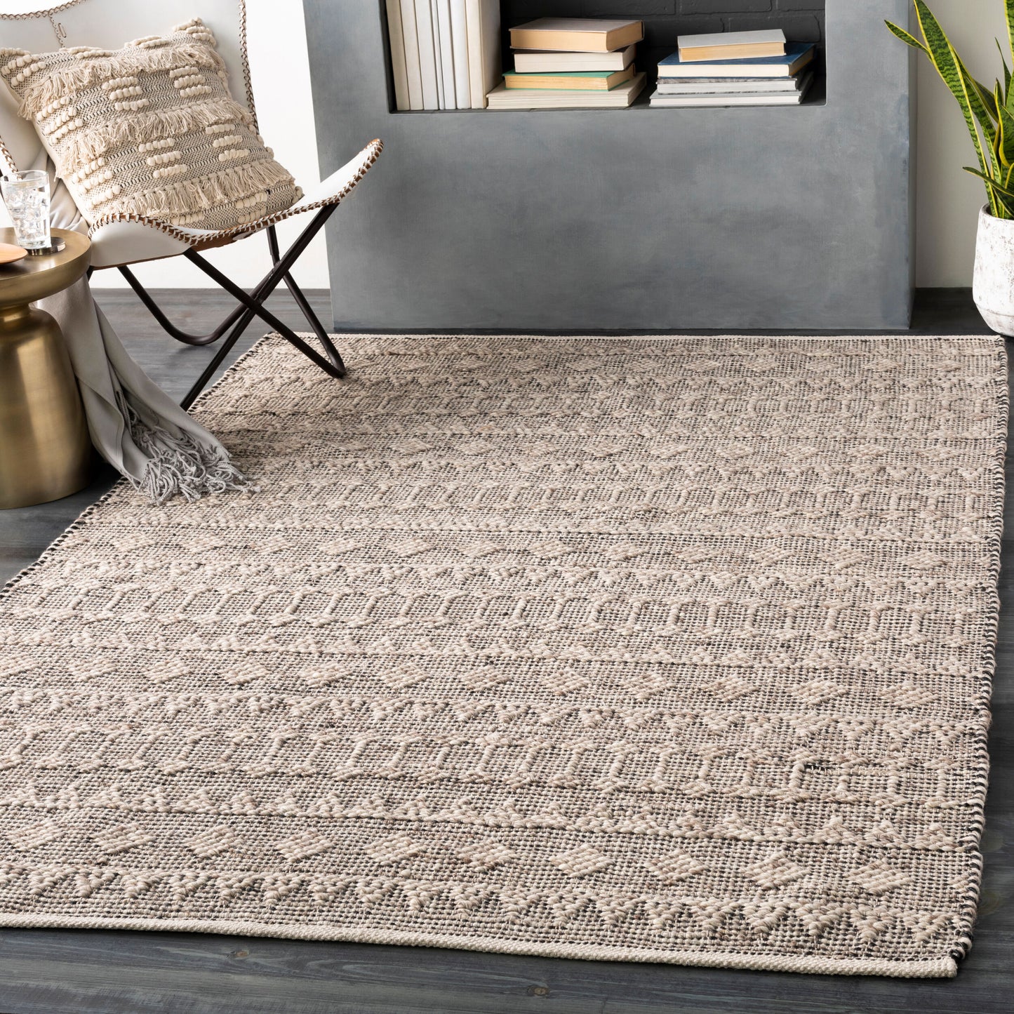 Ingrid ING-2005 2' x 3' Handmade Accent Rug