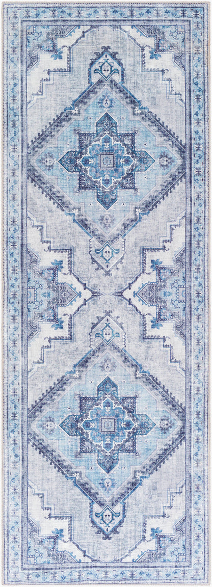 Iris IRS-2304 7ft Runner Machine Woven Runner Rug