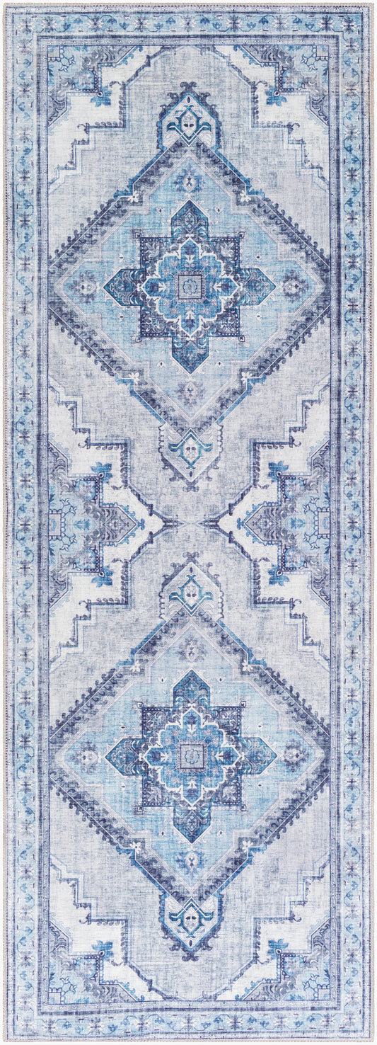 Iris IRS-2304 7ft Runner Machine Woven Runner Rug