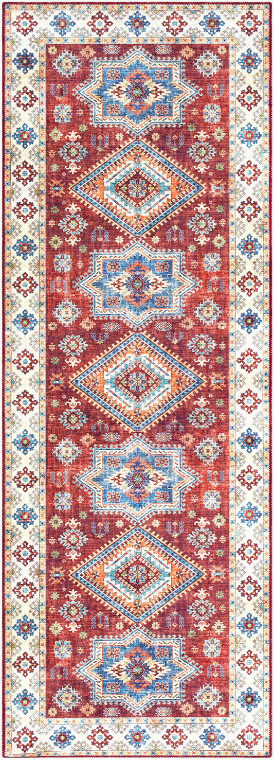 Iris IRS-2307 7ft Runner Machine Woven Runner Rug