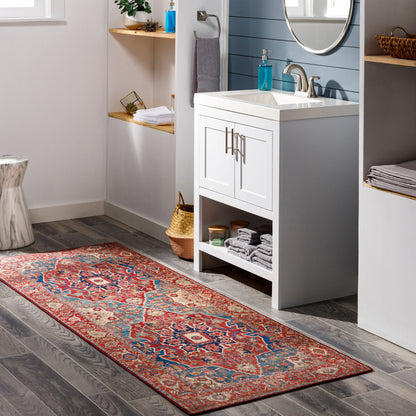 Iris IRS-2309 7ft Runner Machine Woven Runner Rug