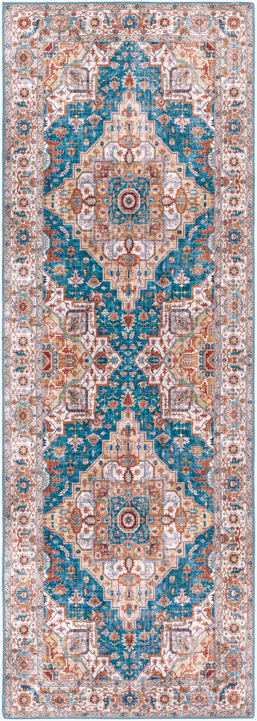 Iris IRS-2326 7ft Runner Machine Woven Runner Rug