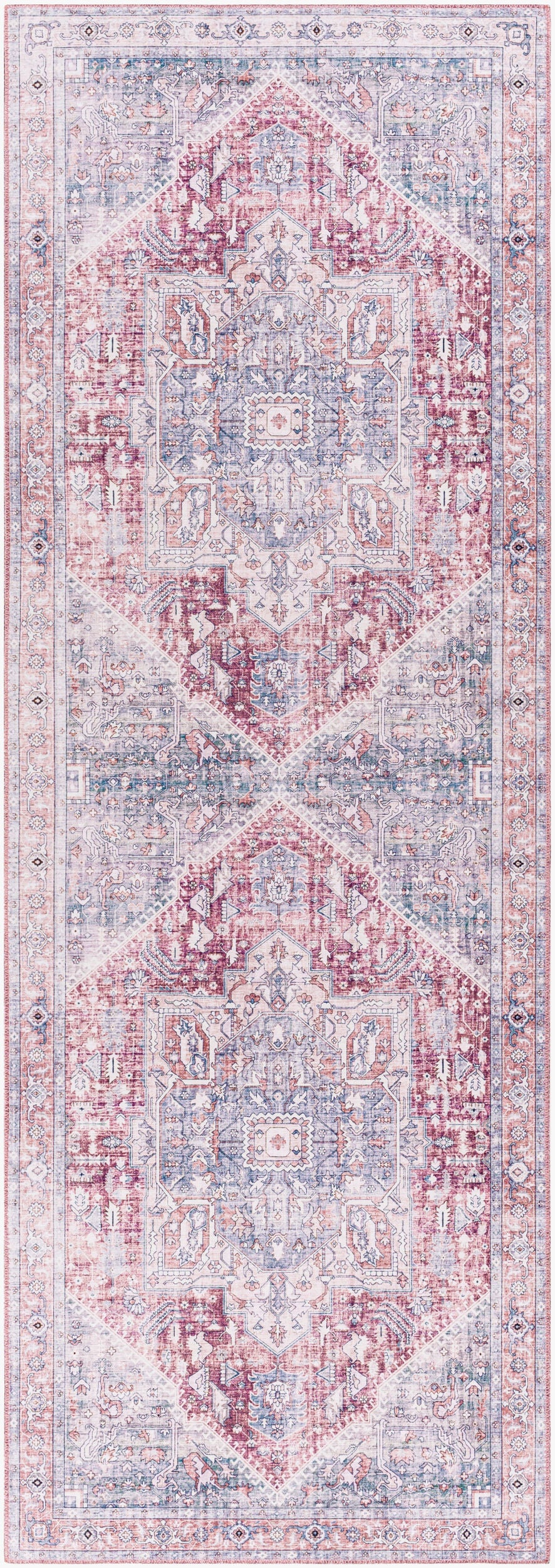 Iris IRS-2328 7ft Runner Machine Woven Runner Rug