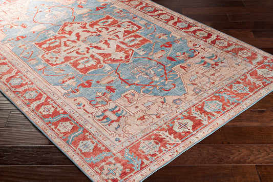 Alfombra decorativa tejida a máquina Iris IRS-2337 de 2' x 3'