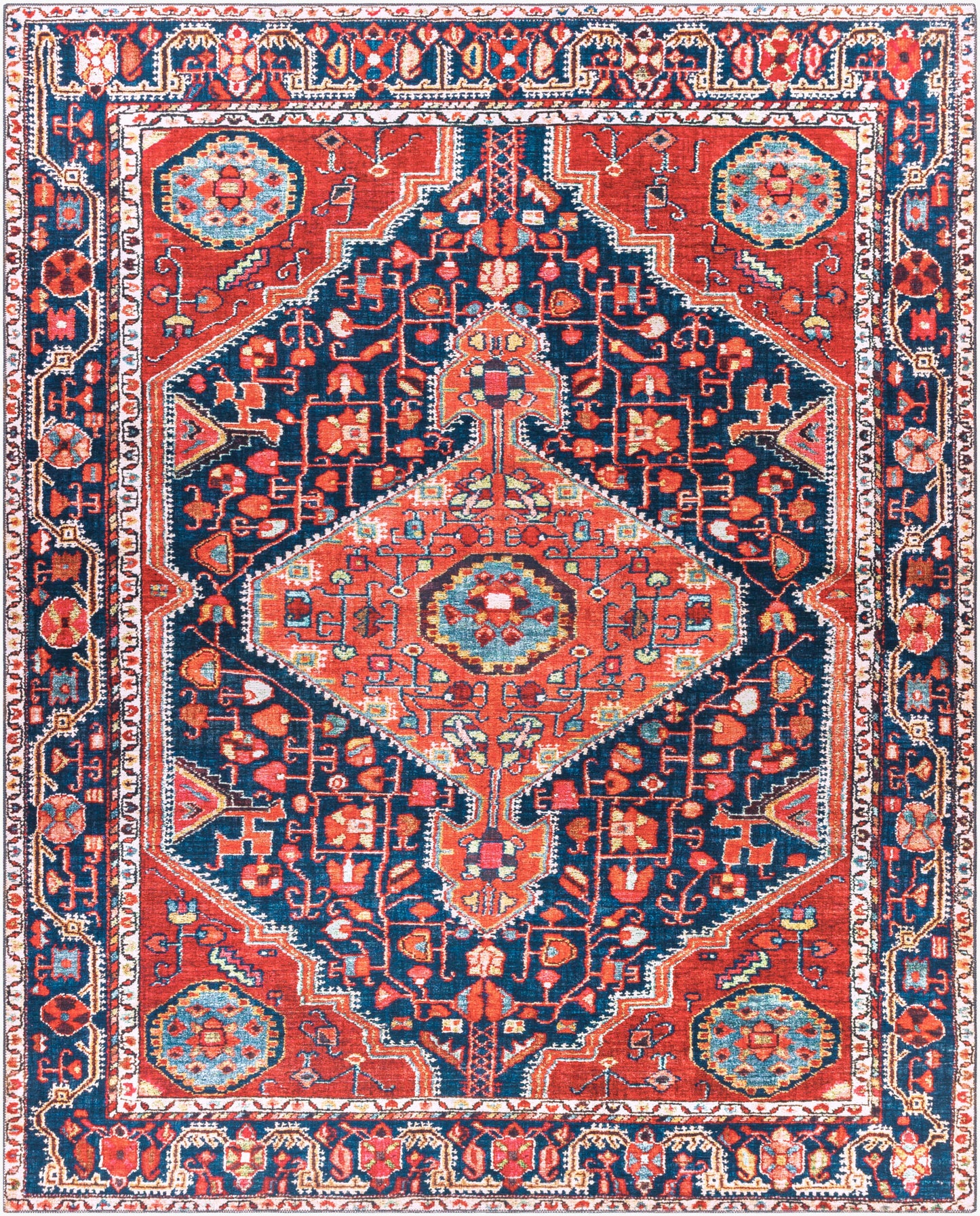 Alfombra tejida a máquina Iris IRS-2338 de 1,52 m x 2,13 m