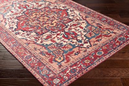 Alfombra decorativa tejida a máquina Iris IRS-2339 de 3' x 5'