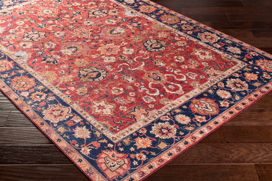 Alfombra decorativa tejida a máquina Iris IRS-2340 de 3' x 5'