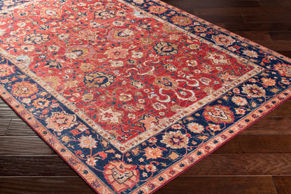 Alfombra decorativa tejida a máquina Iris IRS-2340 de 2' x 3'