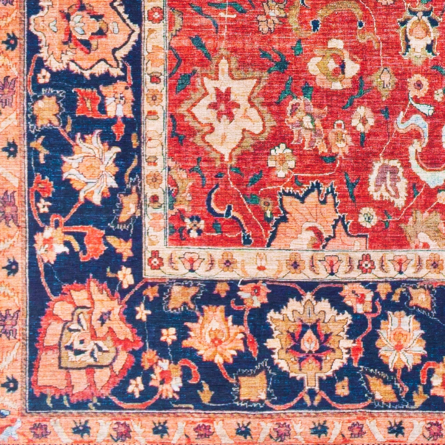 Alfombra decorativa tejida a máquina Iris IRS-2340 de 2' x 3'