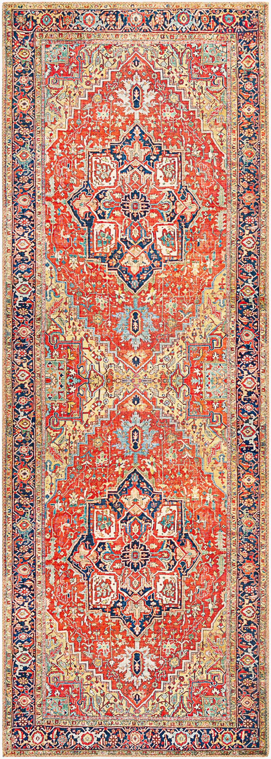 Iris IRS-2341 7ft Runner Machine Woven Runner Rug