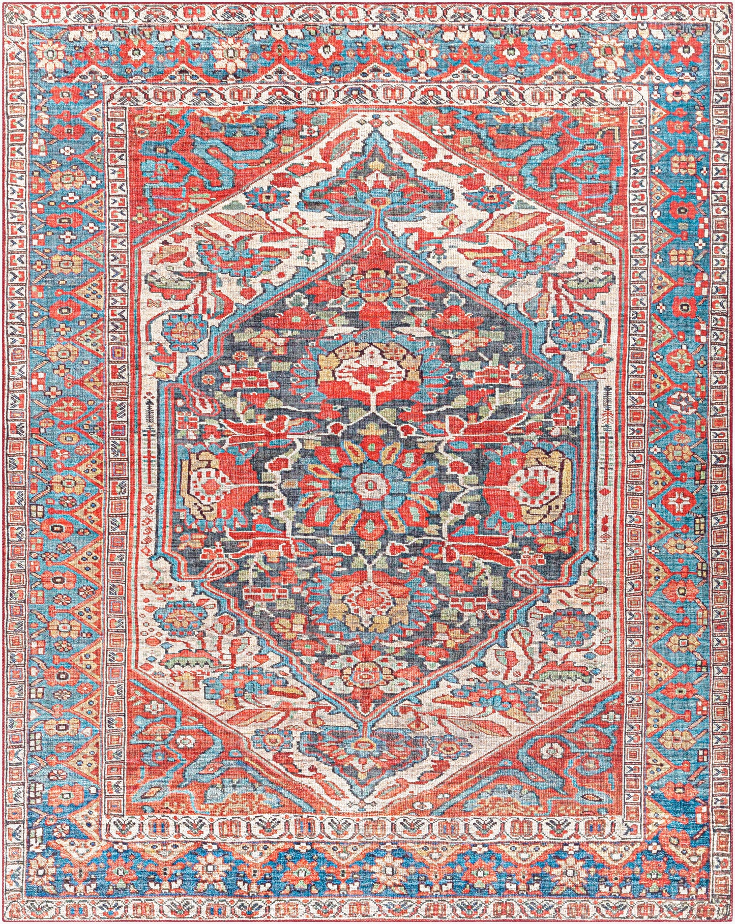 Alfombra tejida a máquina Iris IRS-2342 de 8' x 10'