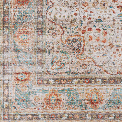 Alfombra decorativa tejida a máquina Iris IRS-2346 de 3' x 5'