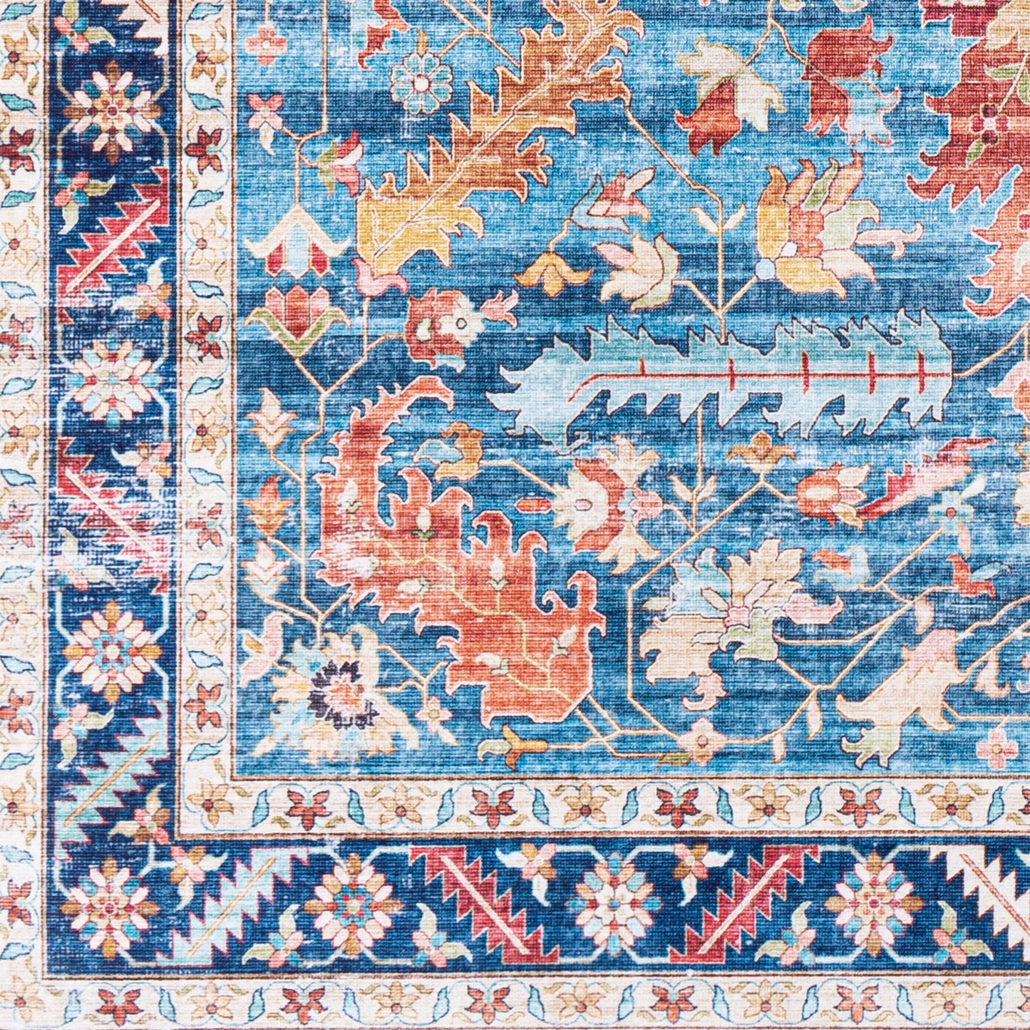 Alfombra decorativa tejida a máquina Iris IRS-2347 de 3' x 5'