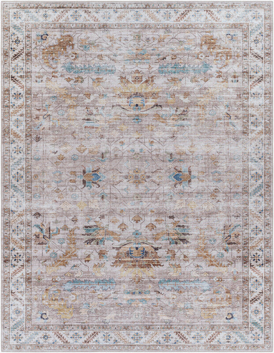 Alfombra decorativa tejida a máquina Iris IRS-2350 de 3' x 5'