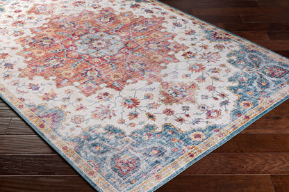 Alfombra decorativa tejida a máquina Iris IRS-2352 de 2' x 3'