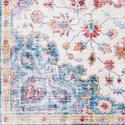 Alfombra decorativa tejida a máquina Iris IRS-2352 de 3' x 5'