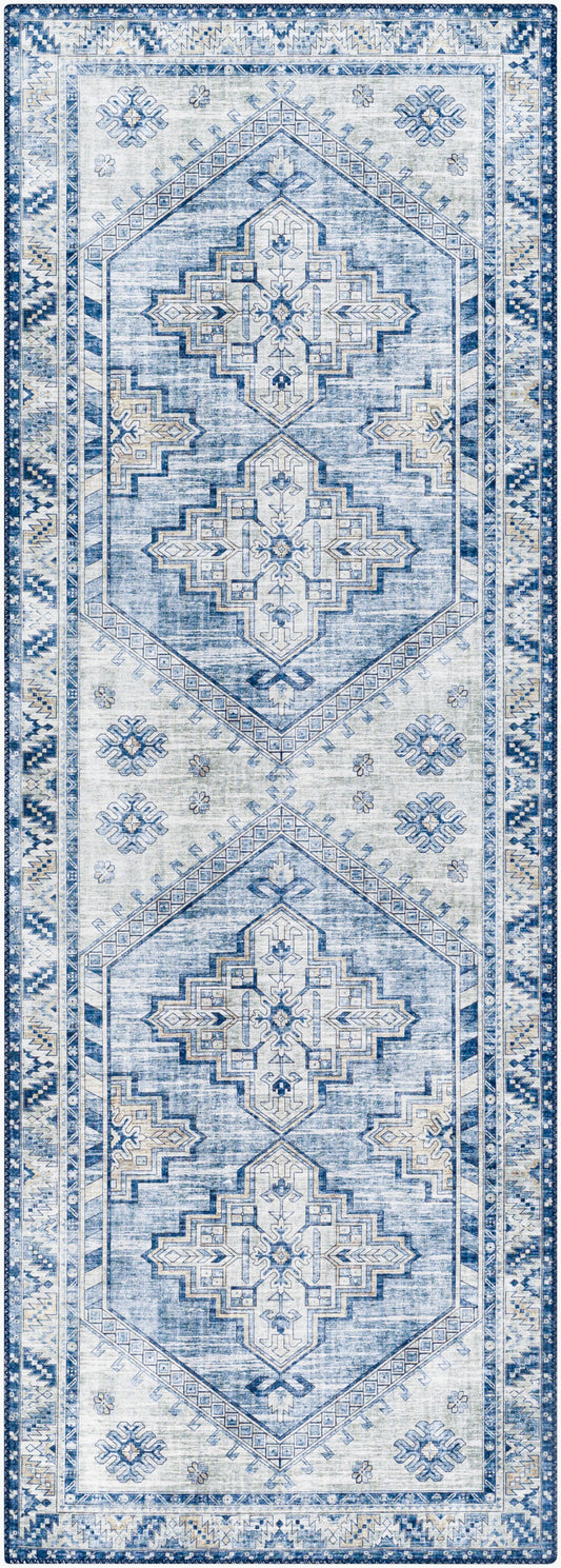 Iris IRS-2355 7ft Runner Machine Woven Runner Rug