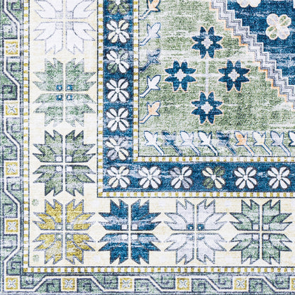 Alfombra decorativa tejida a máquina Iris IRS-2356 de 3' x 5'