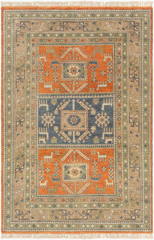 Isparta ISP-1001 2' x 3' Handmade Wool Accent Rug