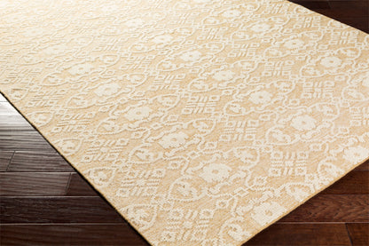 Alfombra de lana hecha a mano Ithaca ITH-5001 de 4' x 6'
