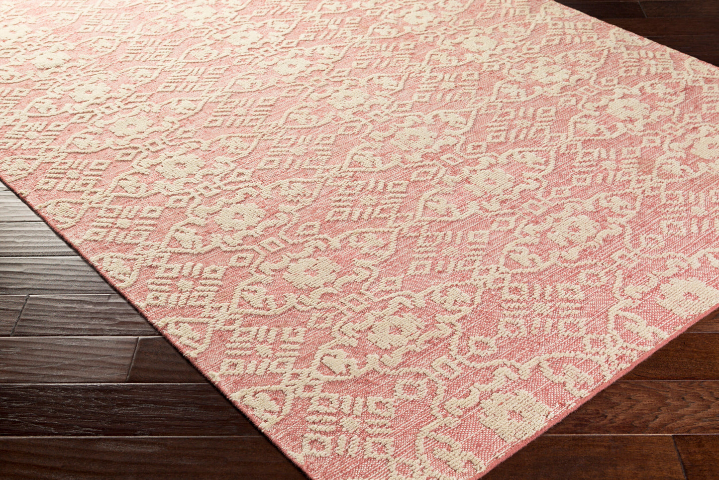 Alfombra decorativa de lana hecha a mano Ithaca ITH-5003 de 2' x 3'