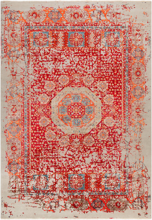 Alfombra hecha a mano Ivorine IVR-1000 de 2,7 x 3,6 m