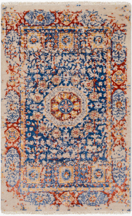 Ivorine IVR-1001 2' x 3' Handmade Accent Rug