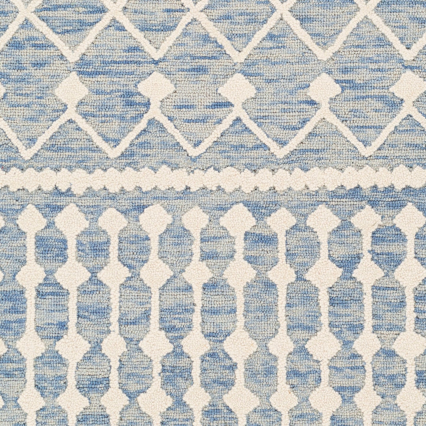 Alfombra decorativa de lana hecha a mano Izmir IZM-2301 de 2' x 3'