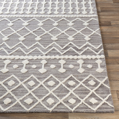 Izmir IZM-2302 Alfombra de lana hecha a mano de 6' x 9'