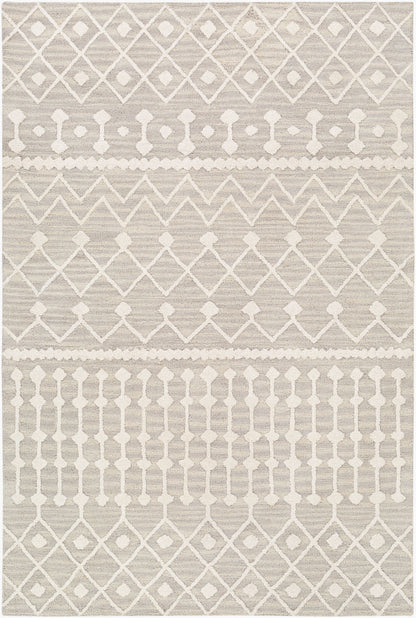 Alfombra decorativa de lana hecha a mano Izmir IZM-2303 de 2' x 3'