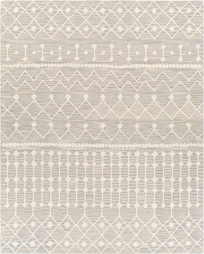 Izmir IZM-2303 Alfombra de lana hecha a mano de 8' x 10'