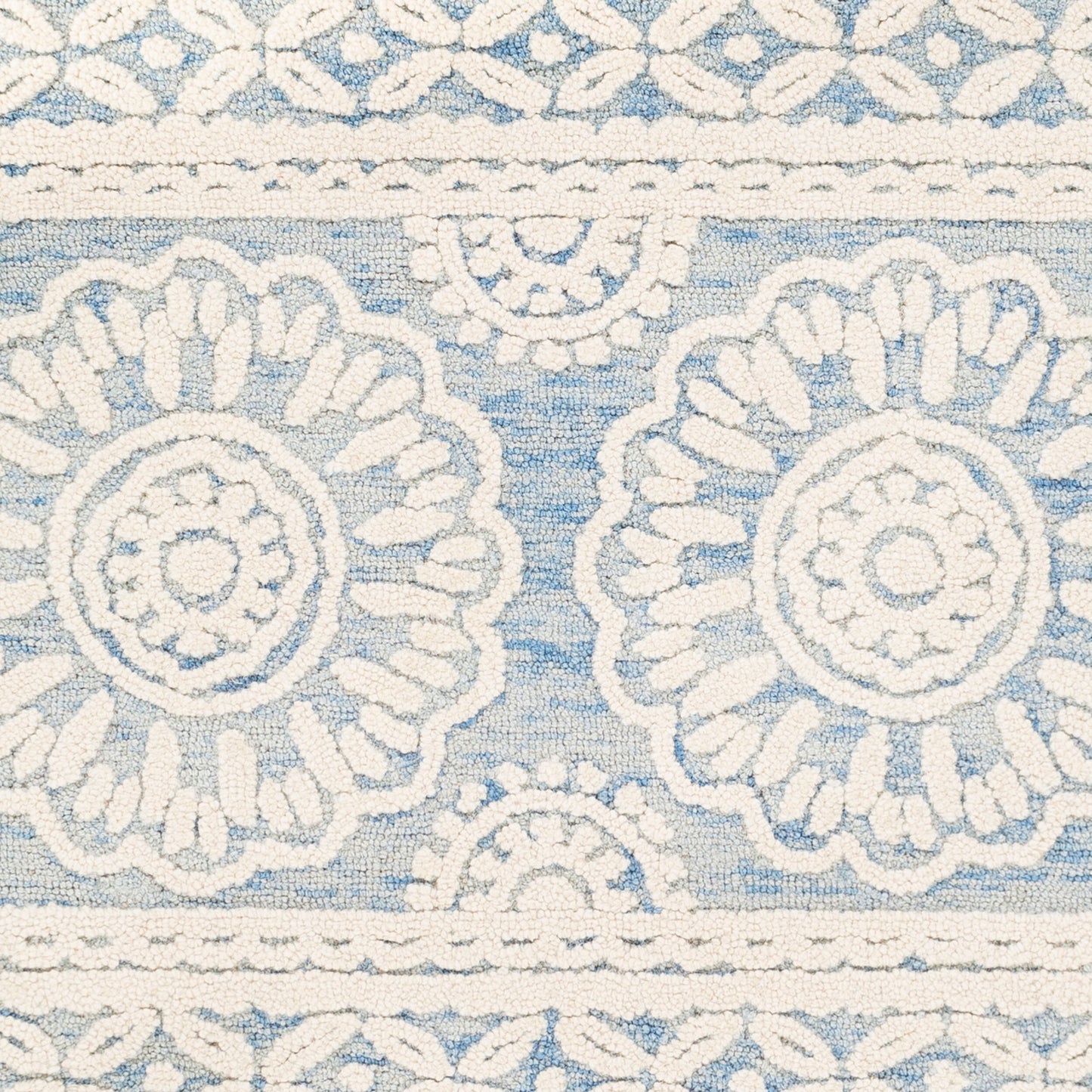 Izmir IZM-2305 Alfombra de lana hecha a mano de 9' x 12'