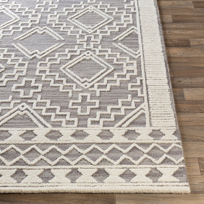 Izmir IZM-2309 Alfombra de lana hecha a mano de 9' x 12'