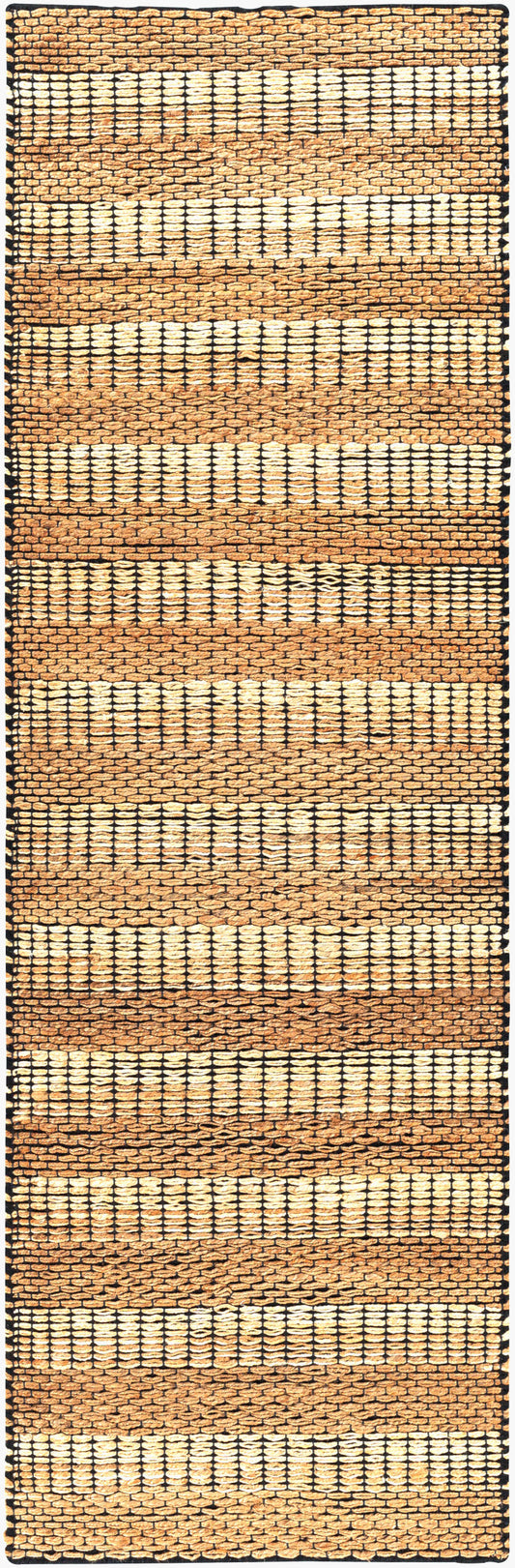 Jasmine JAM-2302 8ft Runner Handmade Jute Runner Rug