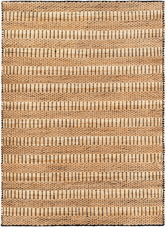 Alfombra de yute hecha a mano Jasmine JAM-2302 de 1,52 m x 2,13 m