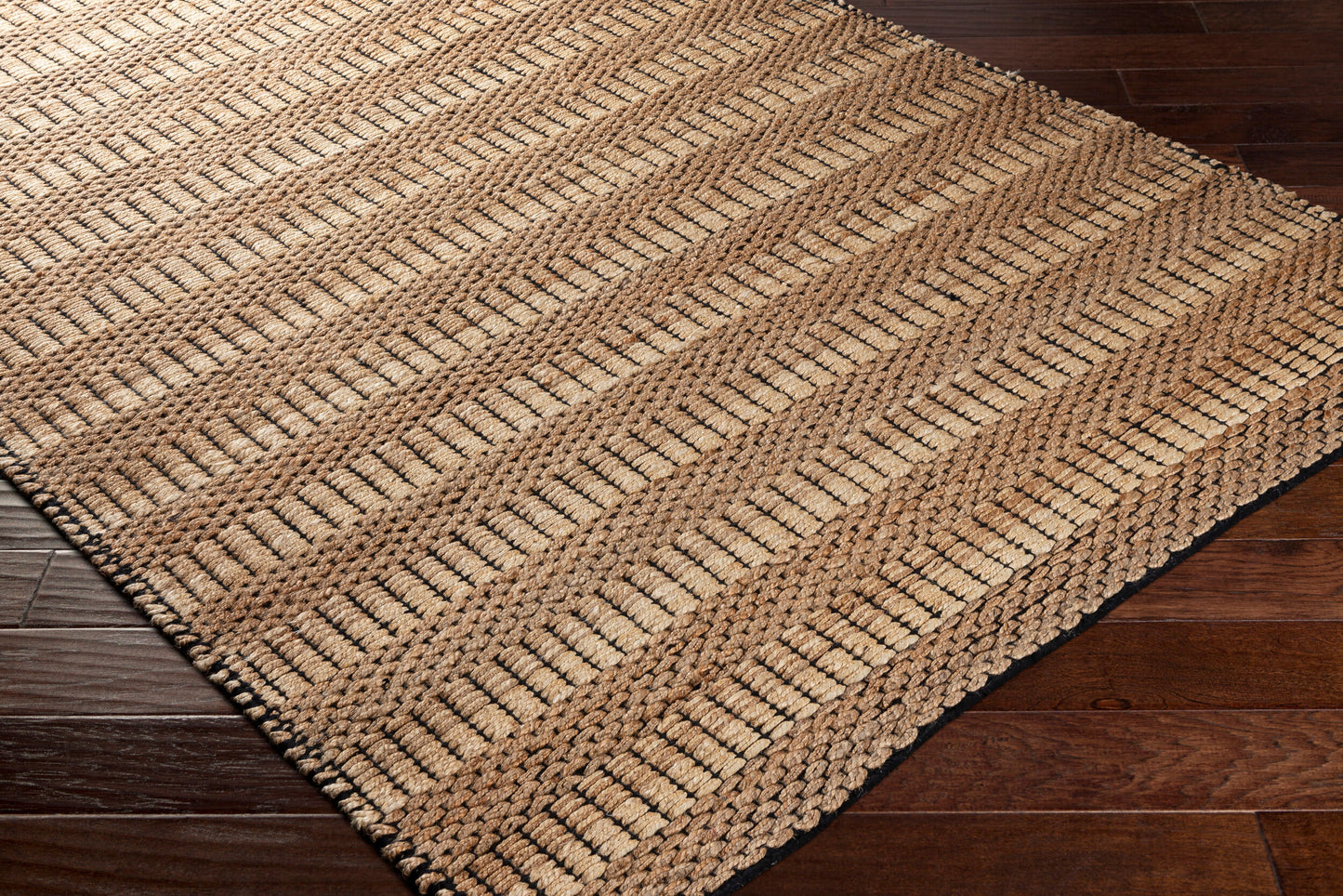 Jasmine JAM-2302 8ft Runner Handmade Jute Runner Rug