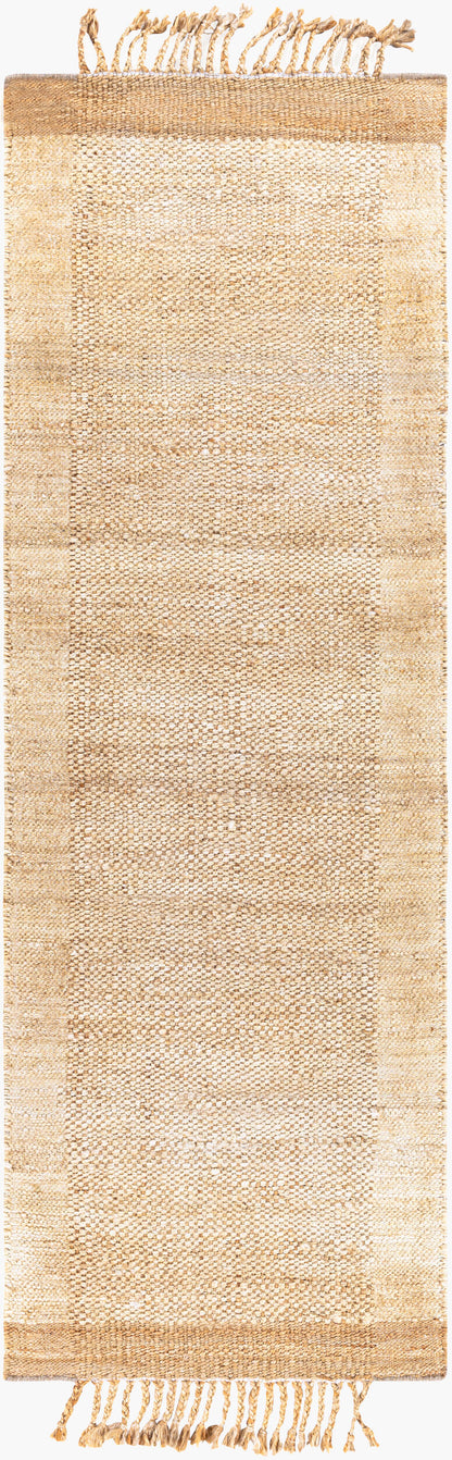 Jasmine JAM-2303 8ft Runner Handmade Jute Runner Rug