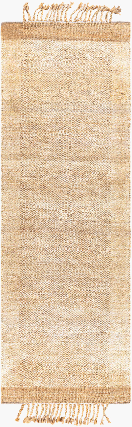 Jasmine JAM-2303 8ft Runner Handmade Jute Runner Rug