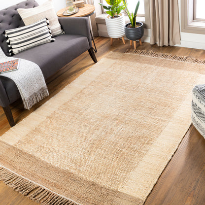 Jasmine JAM-2303 5' x 7' Handmade Jute Area Rug