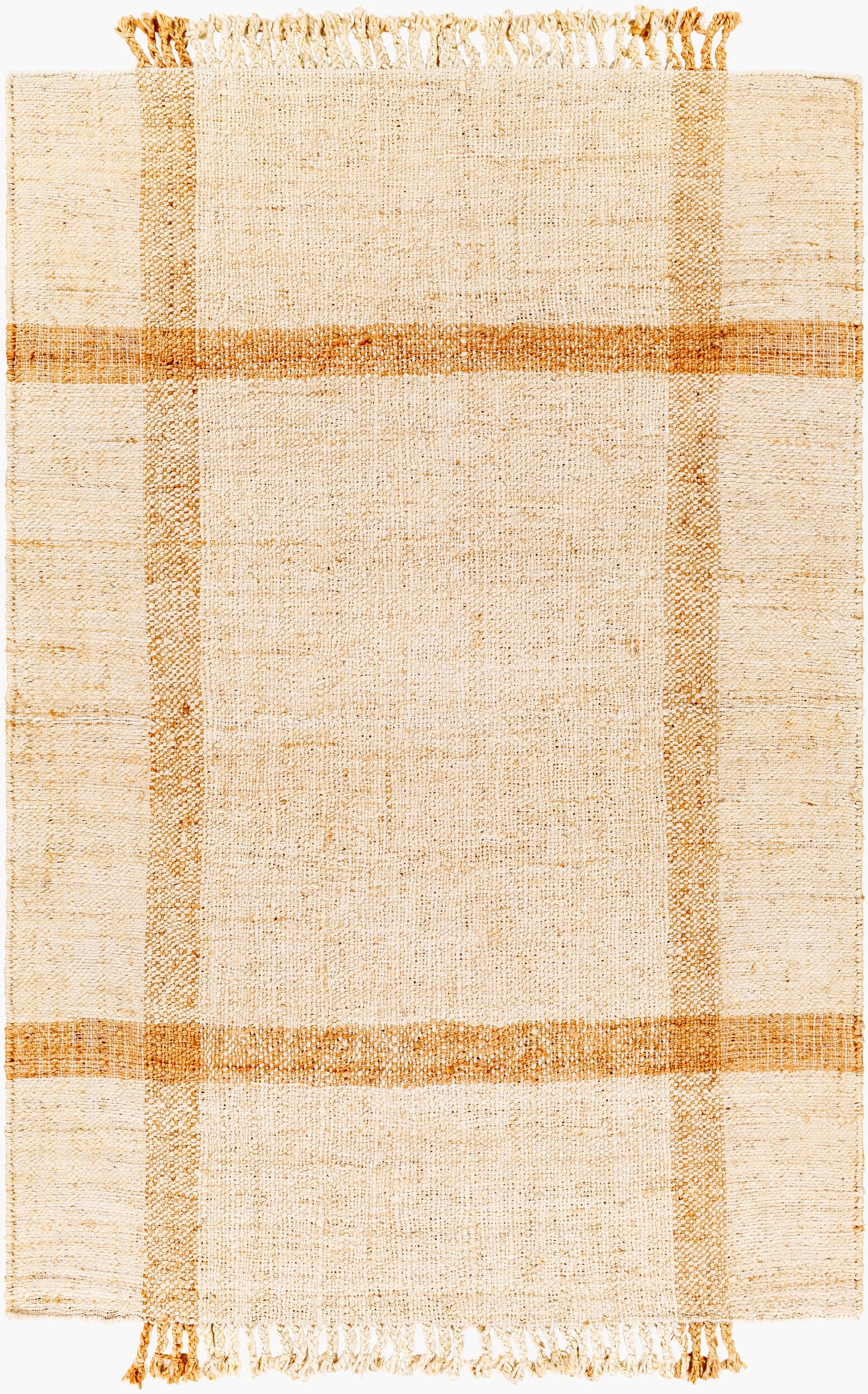 Jasmine JAM-2304 2' x 3' Handmade Jute Accent Rug
