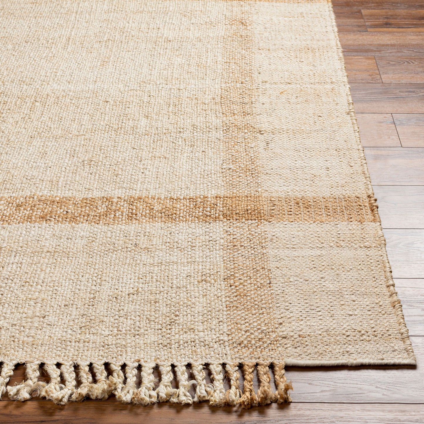 Jasmine JAM-2304 2' x 3' Handmade Jute Accent Rug