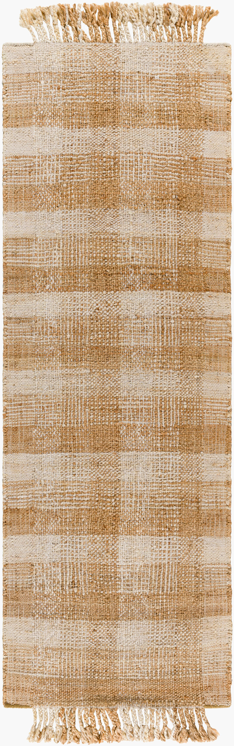 Jasmine JAM-2305 8ft Runner Handmade Jute Runner Rug