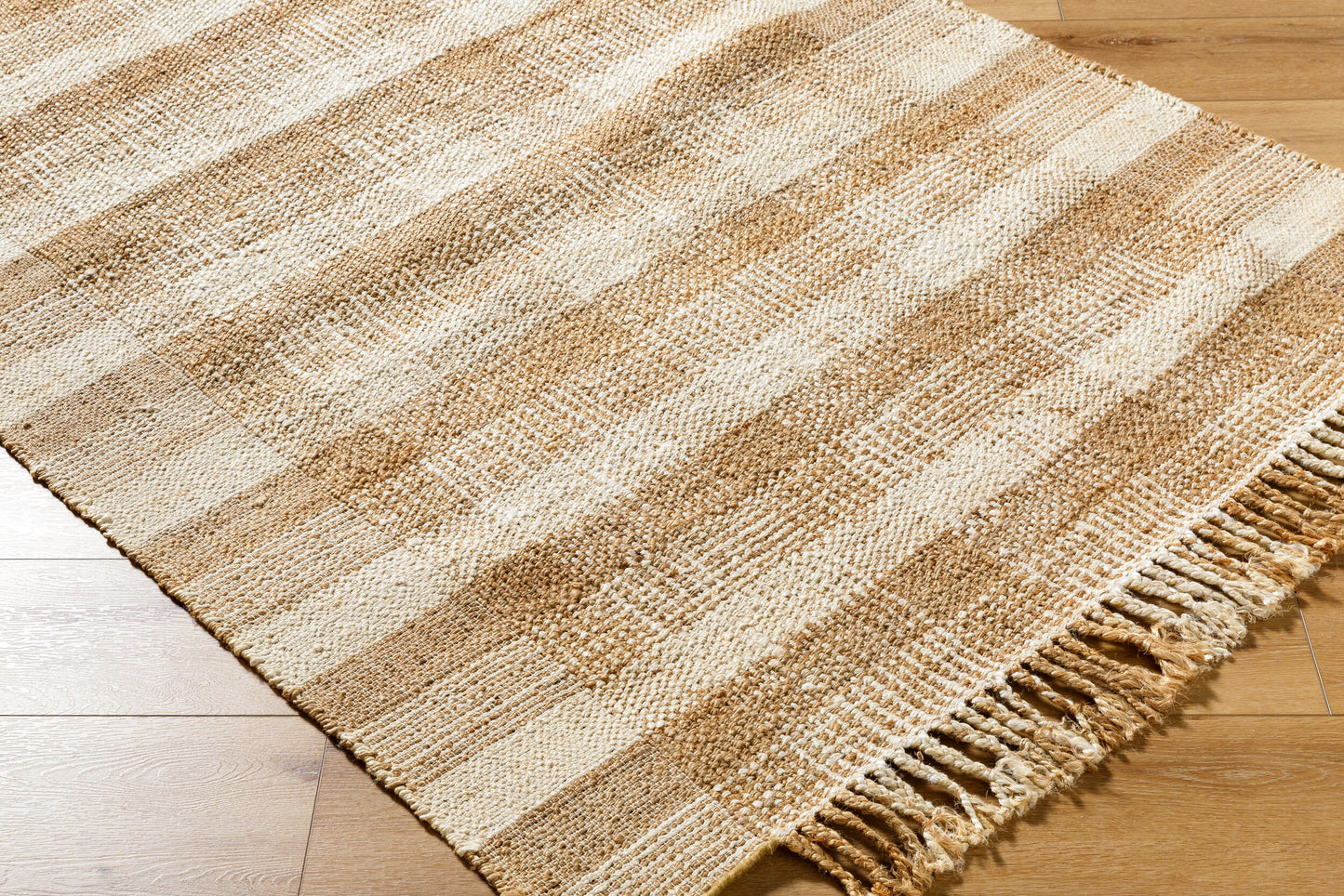 Jasmine JAM-2305 2' x 3' Handmade Jute Accent Rug