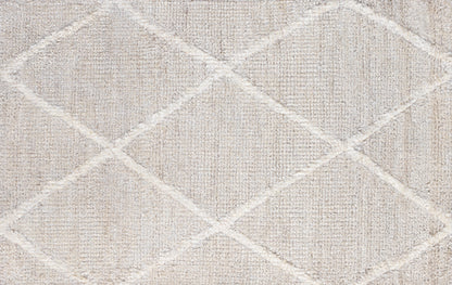 Jaque JAQ-4002 2' x 3' Handmade Faux Silk Accent Rug