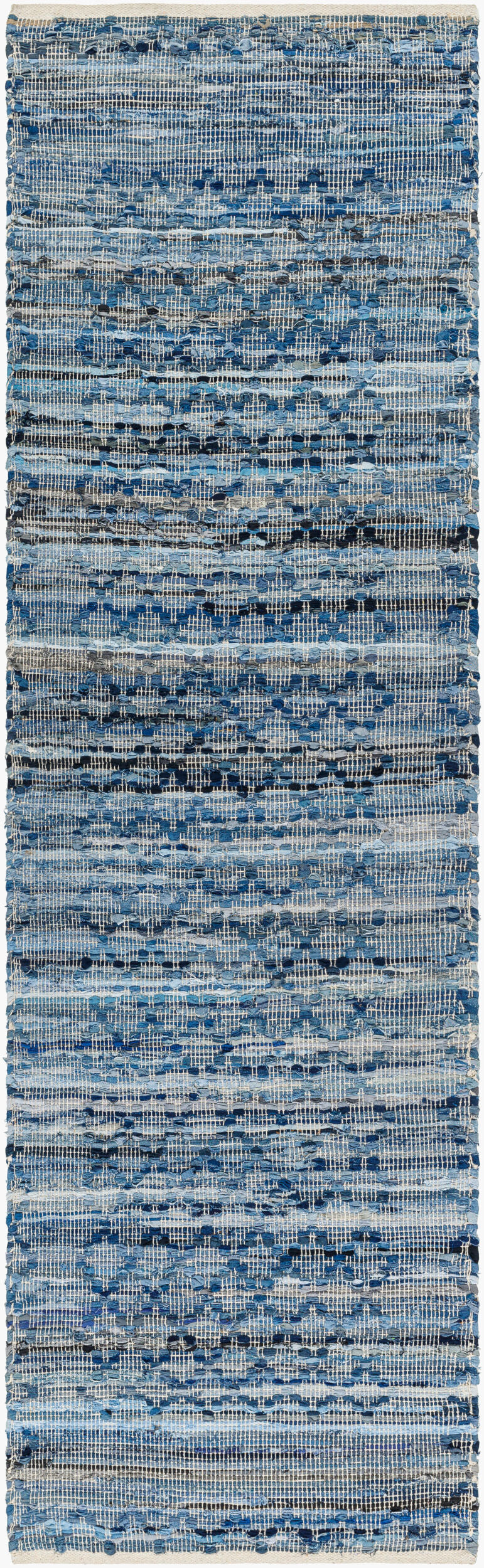 Jean JEA-2312 8ft Runner Handmade Recyled Runner Rug