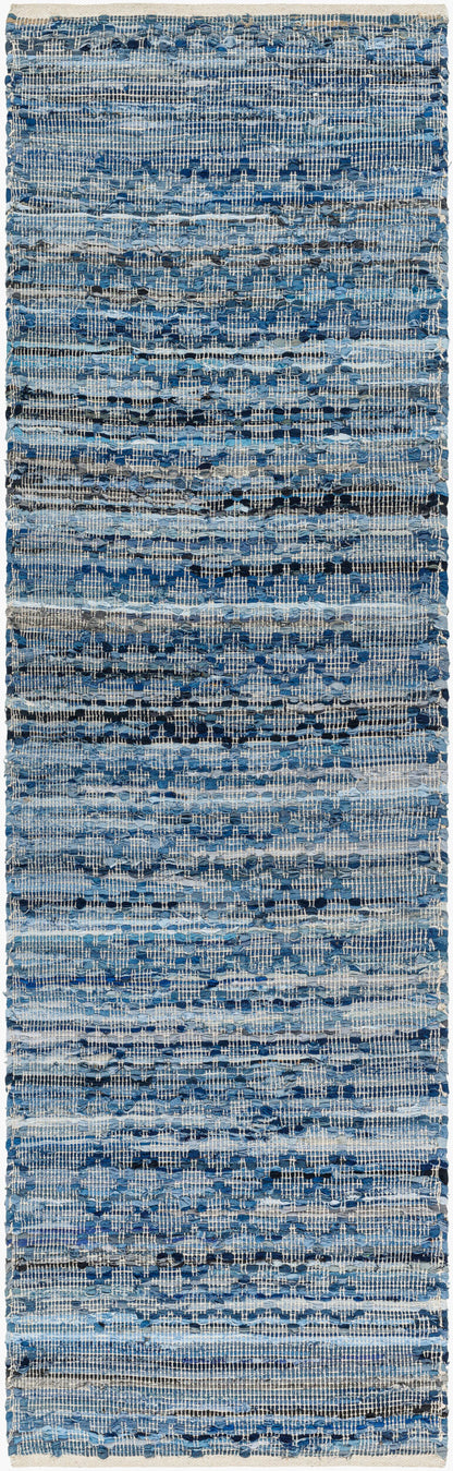 Jean JEA-2312 8ft Runner Handmade Recyled Runner Rug