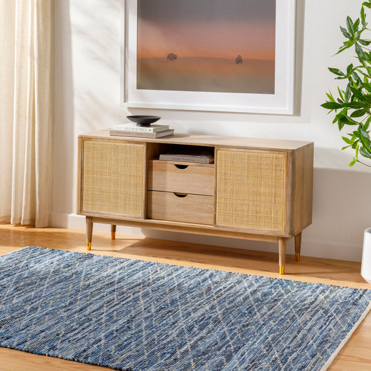 Jean JEA-2313 2' x 3' Handmade Recyled Accent Rug